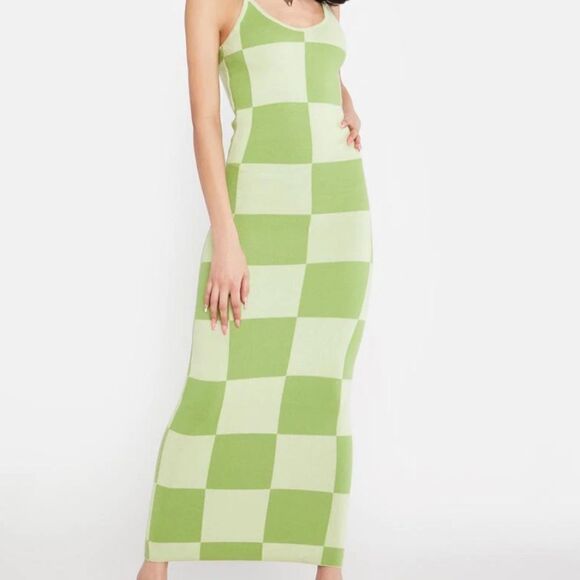 PEPPERMAYO Cali Sweetheart Checkered maxi dress - Picture 2 of 6